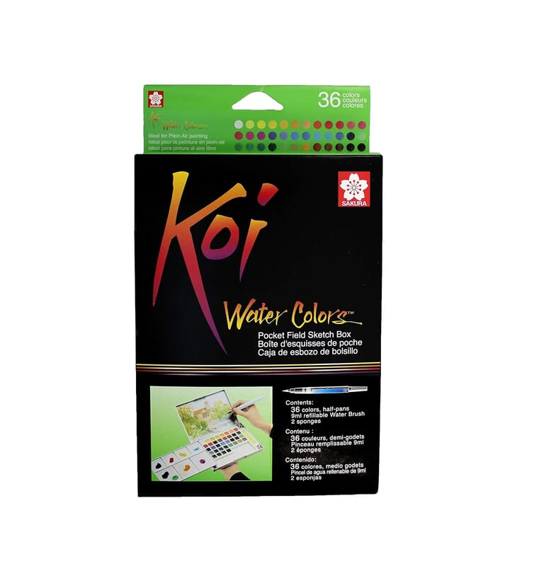 SAKURA KOI WATERCOLOR PAN 36 COLOR SET SAKURA KOI WATERCOLOR PAN 36 COLOR SET