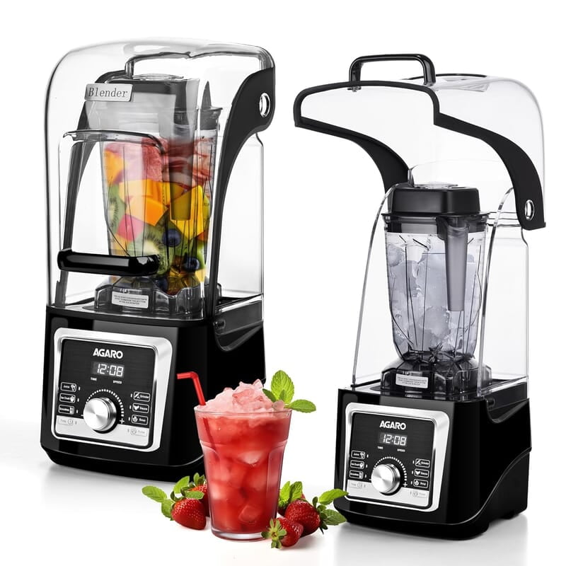 AGARO Imperial Professional Blender, Low Noise, 2200W Watts, 2.5L Capacity, 6 Preset With Pulse, Adjustable Speed & Timer