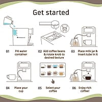 Wonderchef Regalia Fully Automatic Coffee Machine with Large 7 Inches Display