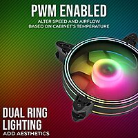 Coconut F2 RGB Fan Kit (3-in-1 with Remote & Hub, Vibrant RGB Lighting, Customizable Effects, Quiet Operation, Perfect for Enhancing PC Cooling & Aesthetics, 1 Year Warranty)