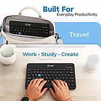 EVM WLKM EnEdge Rechargable Keyboard - Black