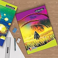 Classmate LongBook | 172 Pages | Single Line | 29.7cm x 21cm | Pack of 3 | Ruled Notebook