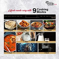 Havells Induction Glass Ceramic Cooktop Tc20 With 9 Cooking Modes Bis Approved 2000 Watt