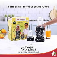 Wonderchef 400 Watt Nutri-Blend Juicer Mixer Grinder (Black)