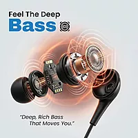 EVM HF-01 Type C Wired Earphone - Black