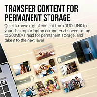 PNY Duo Link 64GB USB-C Dual Flash Drive