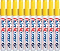 Artline 400XF yellow Paint Marker (Pack of 10) Artline 400XF yellow Paint Marker (Pack of 10)