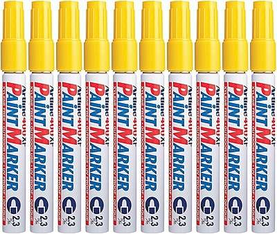 Artline 400XF yellow Paint Marker (Pack of 10)