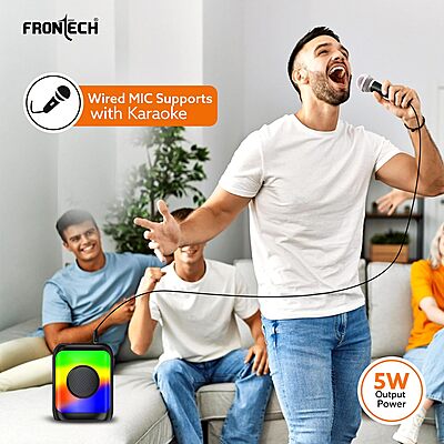 Frontech SW-0219 delivers powerful 2.1 channel sound with deep bass and crystal-clear highs—ideal for music, gaming, and movies.