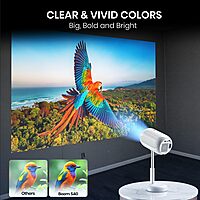 Portronics Beem 540 4K Projector – Budget-friendly, compact, stunning visuals, vibrant colors. Perfect for movies, gaming & home theater setup.