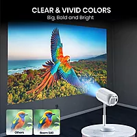 Portronics Beem 540 4K Projector – Budget-friendly, compact, stunning visuals, vibrant colors. Perfect for movies, gaming & home theater setup.