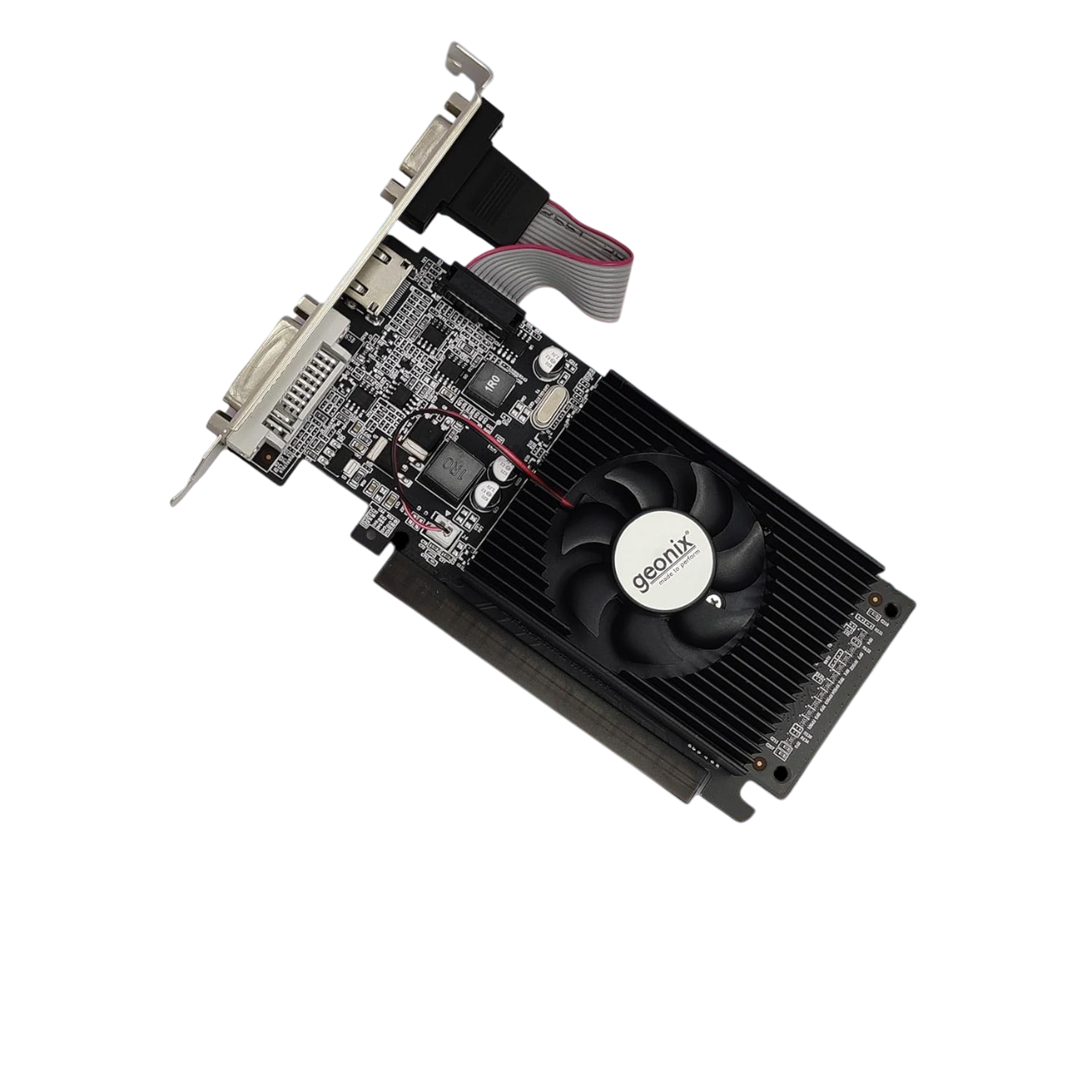GEONIX GeForce Graphics Card, 1GB DDR3, VGA/HDMI/DVI, GT-210LP
