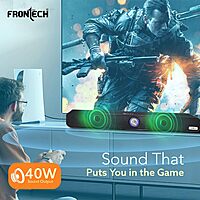 Frontech SW-0071 Echolite speakers deliver crystal-clear audio with stylish RGB lighting—perfect for music, gaming, and entertainment setups.