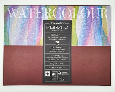 FABRIANO WATERCOLOR PAD 200gsm 36x48 inch