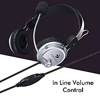 Zebronics ZEB-1001HMV Wired Headphones – Mic, Multicolor, featuring comfortable ear pads, adjustable headband, and high-quality sound. Perfect for music lovers and gamers alike!