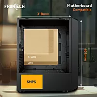 Frontech XYLO FT-4285 RGB Tempered Glass Case