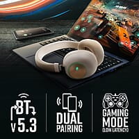 ZEBRONICS Duke 60hrs Playtime Bluetooth Wireless Over Ear Headphone with Mic