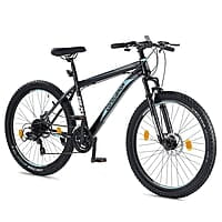 Lifelong Conqueror Freeride Shimano Gear Cycle,26T Steel MTB Unisex Cycle with 21 Speed