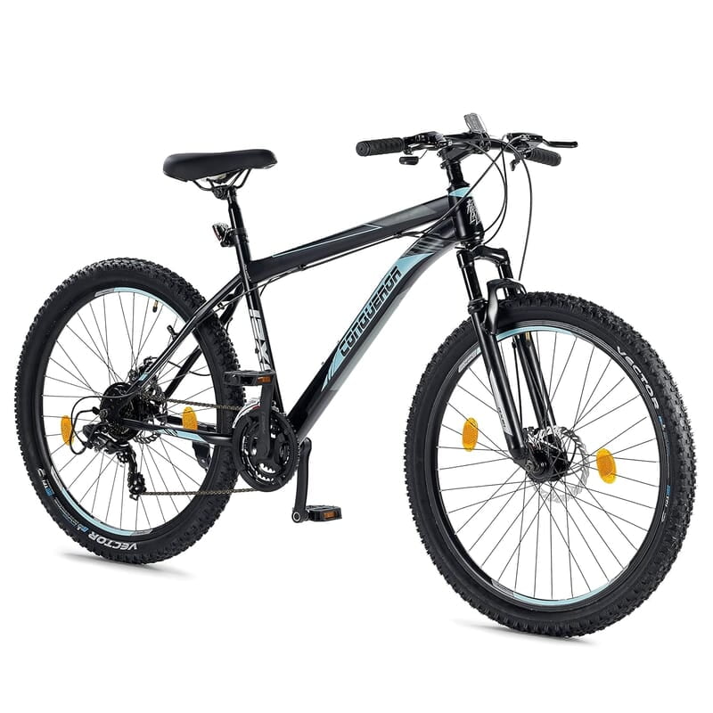 Lifelong Conqueror Freeride Shimano Gear Cycle,26T Steel MTB Unisex Cycle with 21 Speed