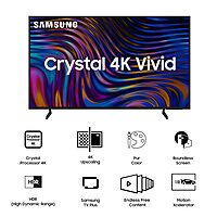 Samsung 138 cm (55 inches) D Series Crystal 4K Vivid Ultra HD Smart LED TV UA55DUE70BKLXL