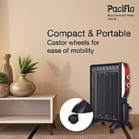 Havells Room Heater 2000W Pacifio Mica| Micathermic Technology for Rapid & Instant Heating