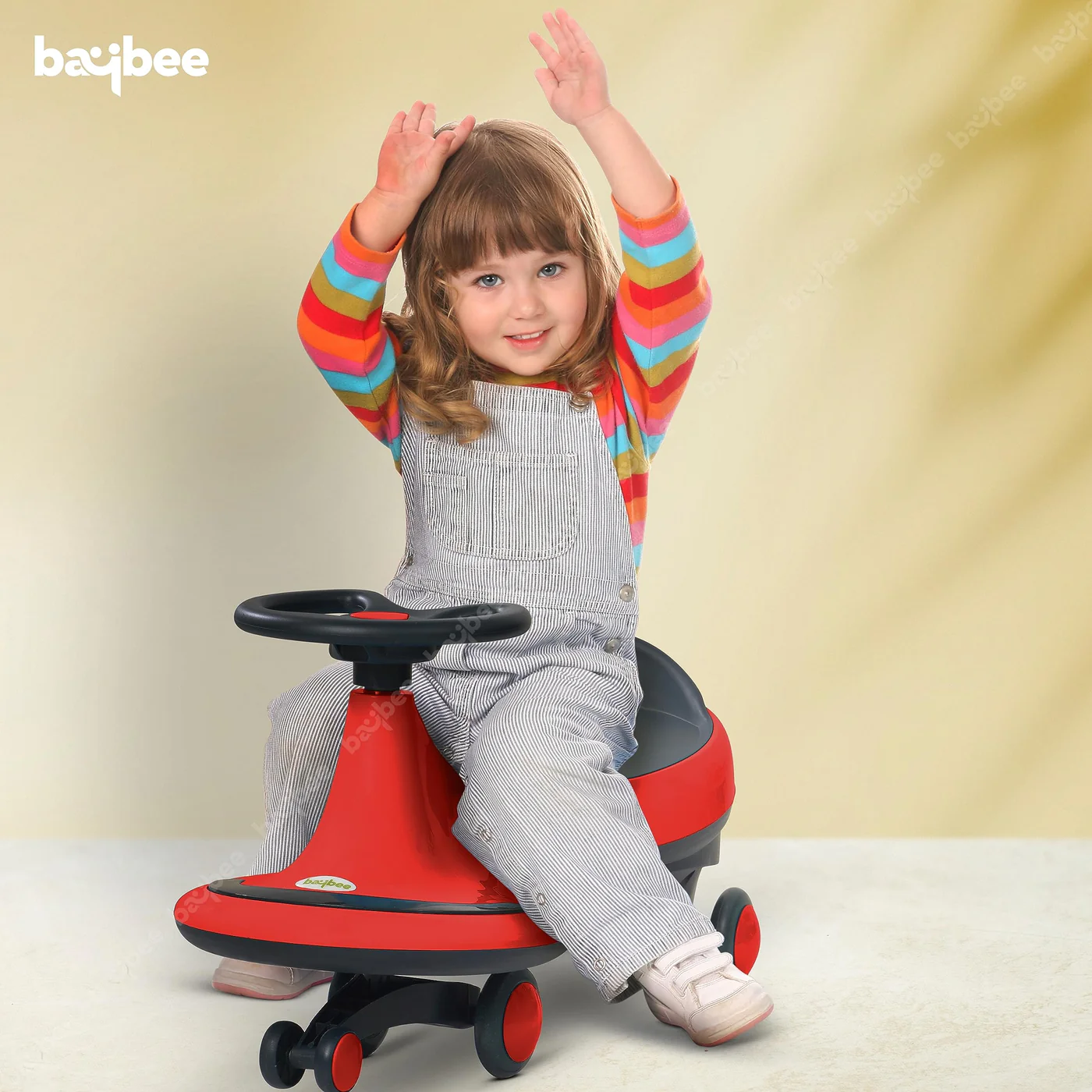 Baybee Trix Go Kids Magic Swing Cars for Kids-Red Baybee Trix Go Kids Magic Swing Cars for Kids-Red