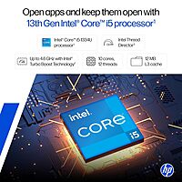 HP 15 FD0552TU  (i5-13th Gen, 16GB RAM,512 SSD, 15.6"Display,Windows 11,1 Year Warranty,Black