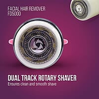 Havells Lady Facial Hair Remover Rotary Blades for Clean and Smooth Touch for Upper Lips, Chin & Cheeks