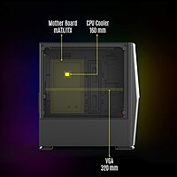 Odin RGB Case by Zebronics – Efficient Airflow & Style