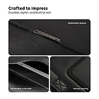 Techie Laptop Sleeve for 15.6 Inch (Midnighl Black)
