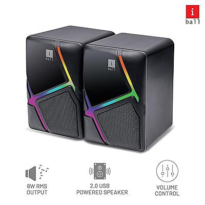 SPEAKER I BALL 2.0 USB DISCO 9 RGB