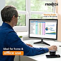 Frontech MON-0054 – 20" flat monitor offering clear visuals, bright colors, and a sleek design for everyday computing tasks.