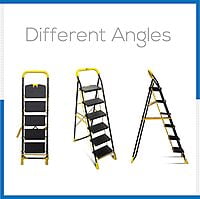 LADDER 6 STEP WITH YELLOW AND BLACK COLOR LADDER 6 STEP WITH YELLOW AND BLACK COLOR