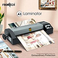 Frontech LAM-0001 laminator ensures smooth, bubble-free lamination—ideal for documents, photos, ID cards, and certificates.