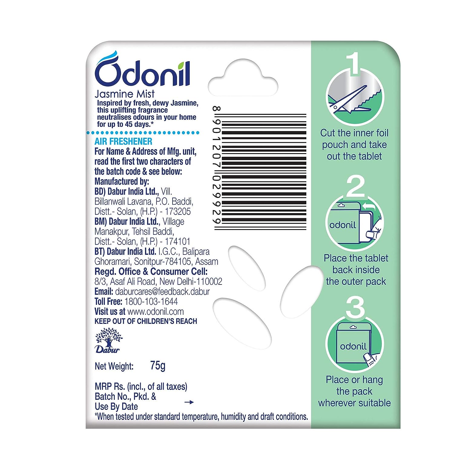 Odonil Air Freshener Mystic Rose