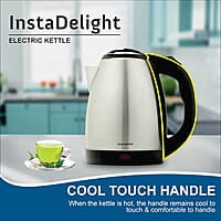 Crompton Insta Delight 1.8L SS Electric Kettle with Auto shut-off  Dry Boil Protection 1500 W