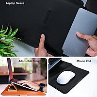 Techie Laptop Sleeve for 15.6 Inch (Midnighl Black)