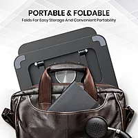 Portronics My Buddy A1 Metal Tablet Stand – 360° Rotation | Grey | 1 Year Warranty