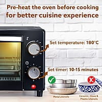 AGARO Marvel 9L Oven Toaster Griller, Cake Baking, Grilling, Toasting, OTG, 800 Watts