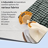 AGARO Regency Triple Layered Heavy Weight Electric Dry Iron, 1000W, Non- Stick Coated Heavy Sole Plate