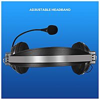 Zebronics Zeb-Supreme USB Headset – With Mic: Experience superior sound quality and comfort with this stylish headset. Perfect for gaming, calls, and music. Adjustable mic for clear communication.