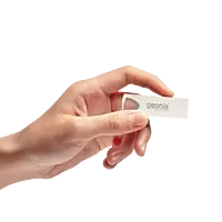 Geonix 32GB USB 2.0 Pendrive, Keyring Design, Silver-GXPD32GB