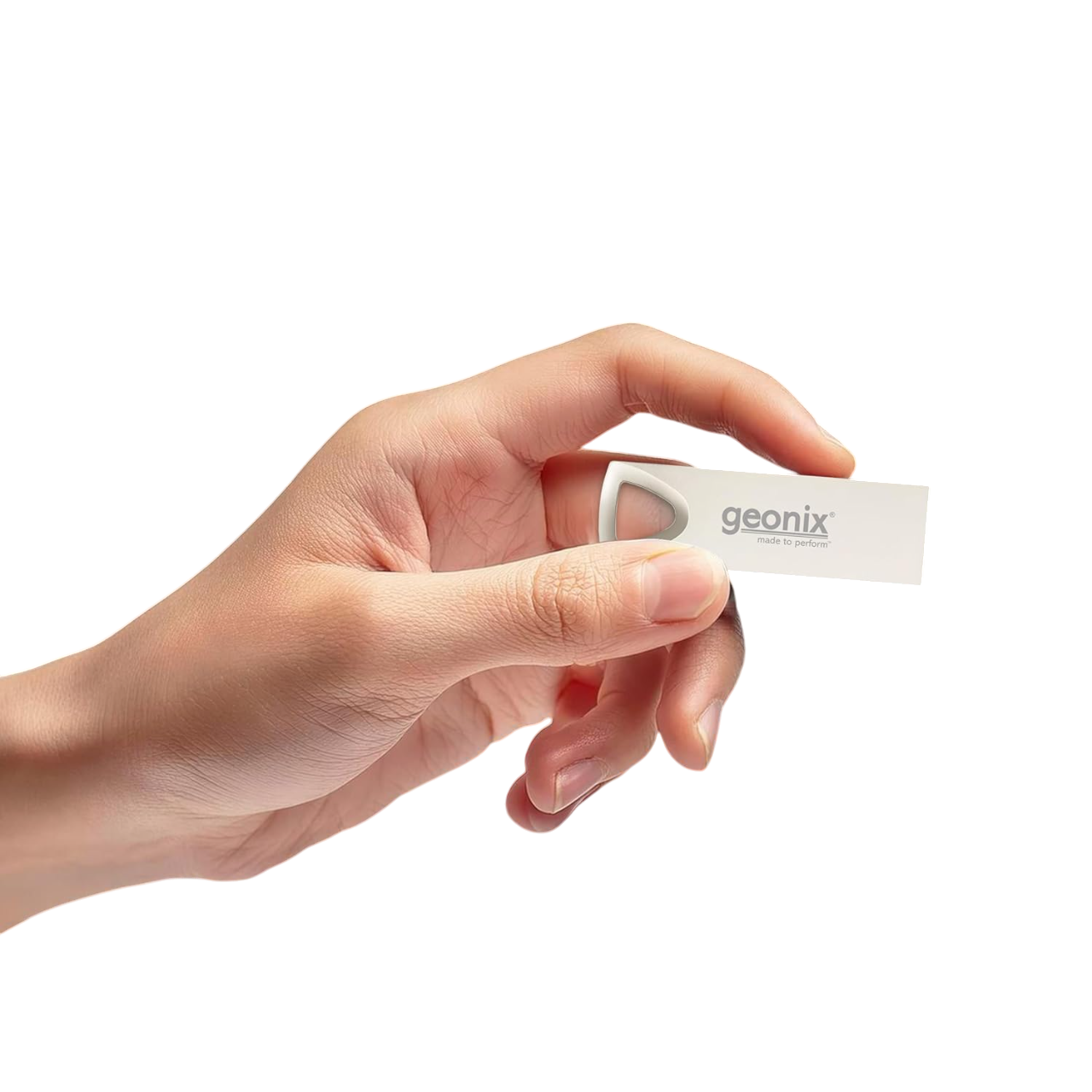 Geonix 32GB USB 2.0 Pendrive, Keyring Design, Silver-GXPD32GB Geonix 32GB USB 2.0 Pendrive, Keyring Design, Silver-GXPD32GB