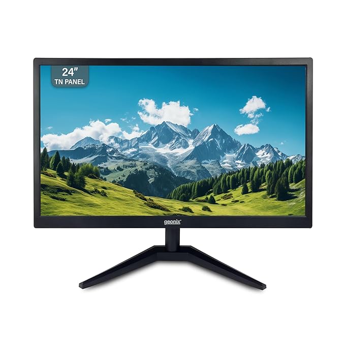 GEONIX 24 Inch IPS Computer Monitor 3 Years Warranty (GXTF-WVHDF24)