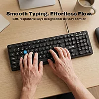 EVM WDK-315 Wired Keyboard - Black