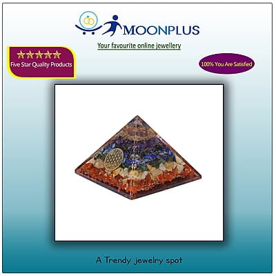 Seven Chakra Orgonite Pyramid Seven Chakra Orgonite Pyramid