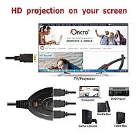 uPort HDMI Switch 3 In 1 Out – Supports 4K Resolution | Switch Between 3 HDMI Sources | Perfect for Gaming, Streaming & Home Theater