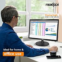 Frontech MON-0001 – 19" flat screen monitor featuring bright visuals, slim profile, and reliable performance for basic computing needs.