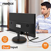 Frontech MON-0001 – 19" flat screen monitor featuring bright visuals, slim profile, and reliable performance for basic computing needs.