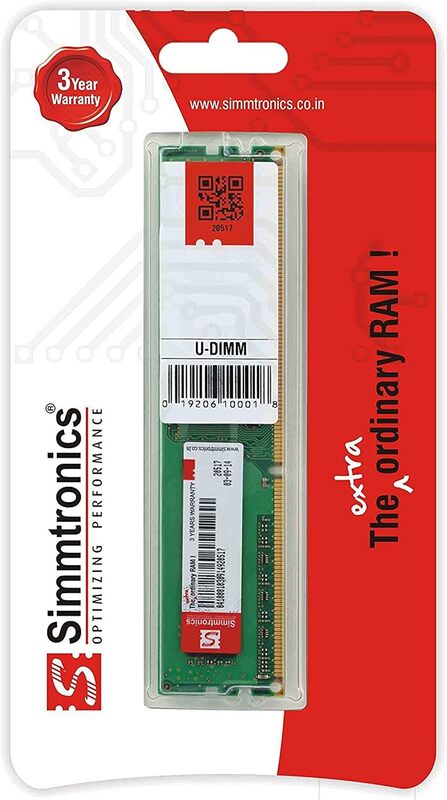 Simmtronics DDR3 Desktop RAM, 8GB